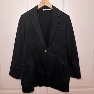 Testimony Los Angeles French Terry jacket size L black